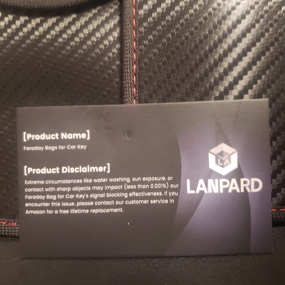 Faraday Bags (for car keys) 2 pack Medium - Picture 2 of 7